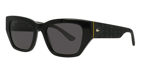 Lacoste L6063S - Black, Plastic, Rectangle frame