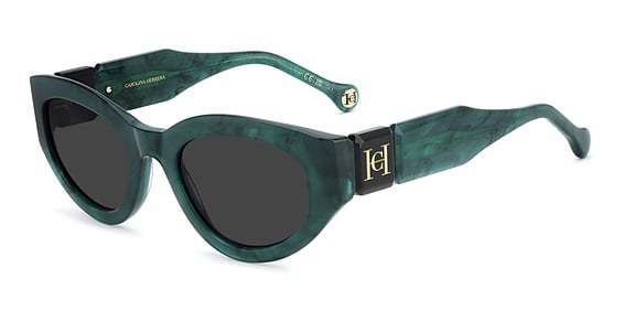 Carolina Herrera HER 0370/S - Uhpir Grnmrblbk, Acetate, Oval frame