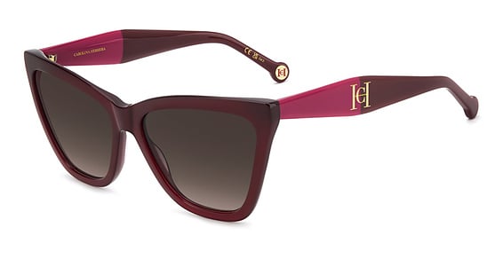 Carolina Herrera HER 0374/S - Lhfha Burgundy, Acetate, Cat Eye frame