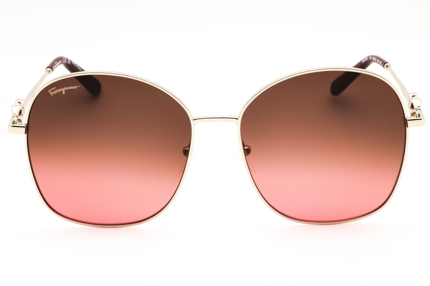 Salvatore Ferragamo SF297S - Gold, Metal, Mixed Shapes frame