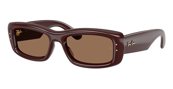 Ray-Ban RB4944 - Transparent Brown, Acetate, Rectangle frame