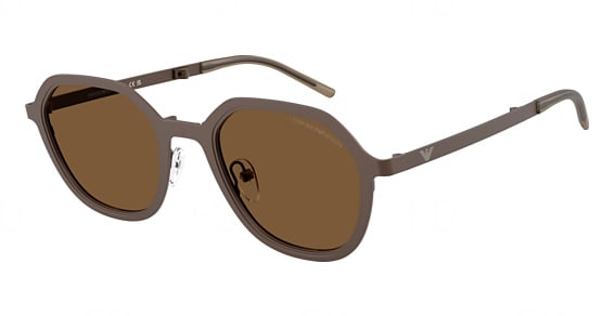 Emporio Armani EA2176 - Matte Bronze, Metal, Oval frame