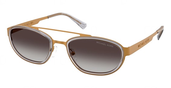 Michael Kors MK1189 SUFFOLK - Yellow Gold Matte, Metal, Mixed Shapes frame
