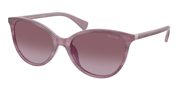 Ralph Lauren RA5339U - Striped Purple On Milky, Plastic, Cat Eye frame