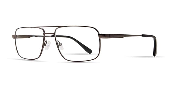 Elasta E 7236 - Ruthenium, Stainless Steel, Rectangle frame