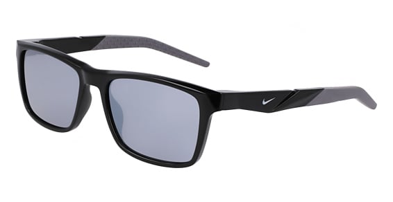 Nike NIKE RADEON 1 FV2402 - Matte Black, Plastic, Rectangle frame