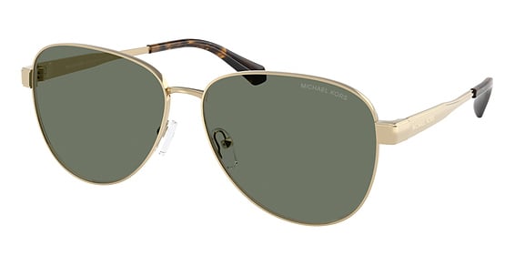 Michael Kors MK1160 BIARRITZ - Light Gold Shiny, Metal, Oval frame