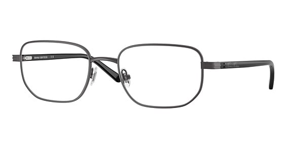 Brooks Brothers BB1123 - Matte Gunmetal, Metal, Oval frame