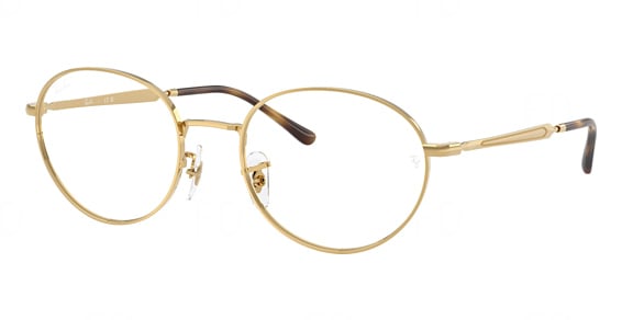 Ray-Ban RX6558 - Gold, Metal, Mixed Shapes frame