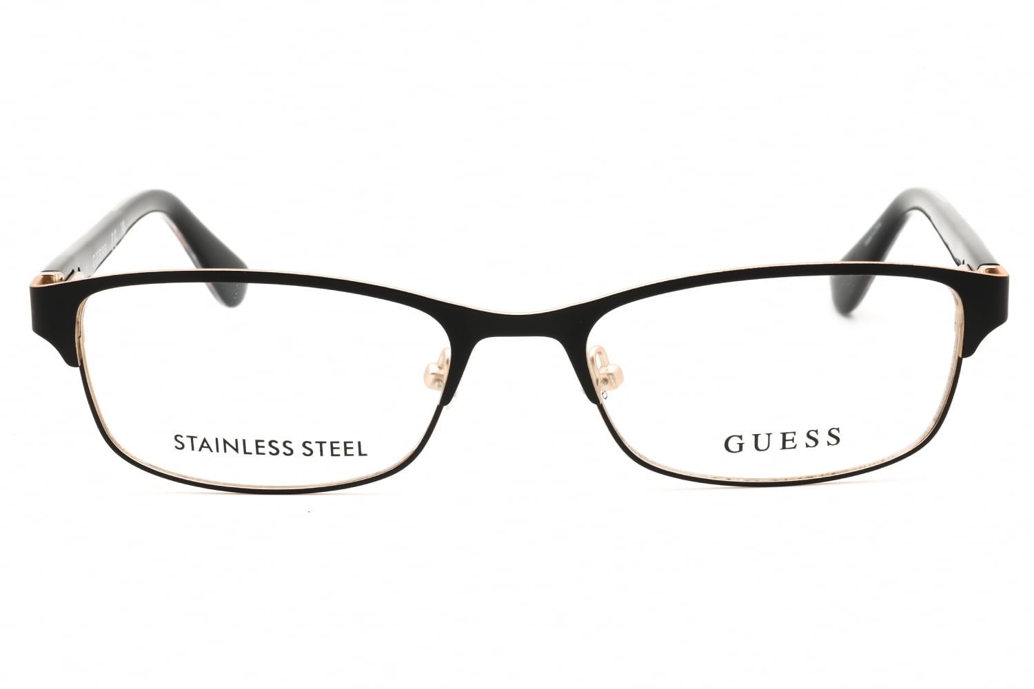Guess GU2614 - Matte Black, Metal, Rectangle frame