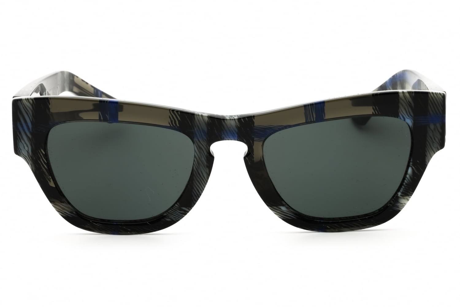 Burberry 0BE4440U - Check Lichen, Acetate, Rectangle frame
