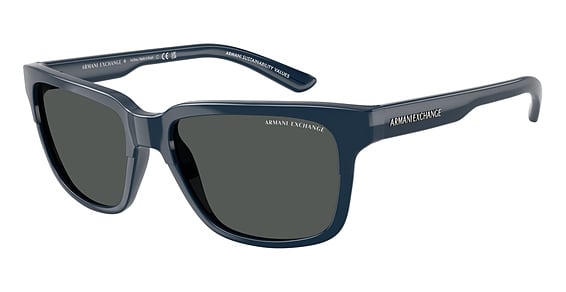 Armani Exchange AX4026S - Shiny Navy Blue, Acetate, Rectangle frame