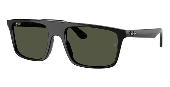 Ray-Ban RB2222F - Black, Plastic, Rectangle frame