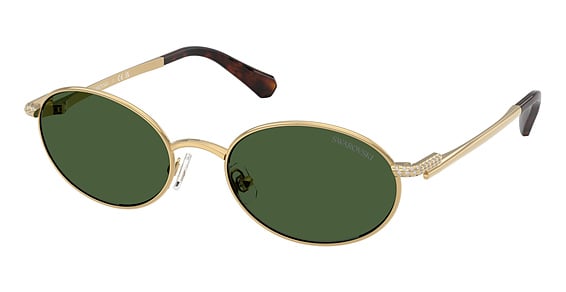 Swarovski SK7033 - Gold, Metal, Oval frame