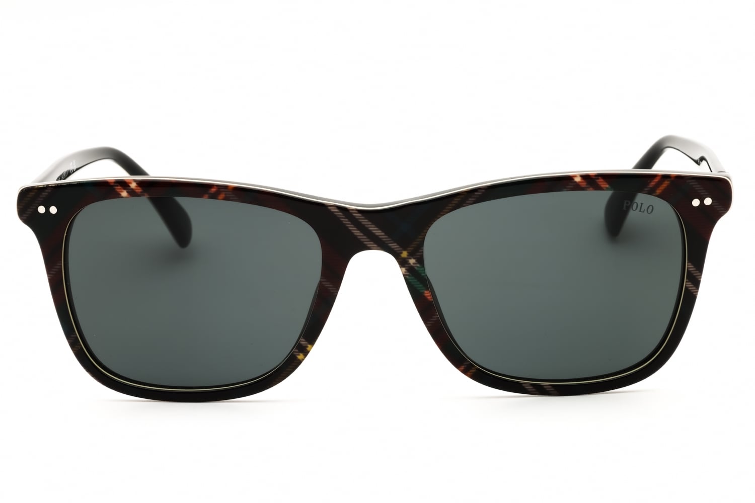 Polo PH4220U - Shiny Tartan RED, Acetate, Rectangle frame