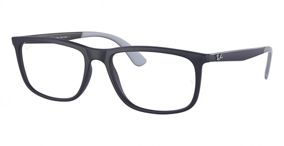 Ray-Ban RX7171L - Rubber Navy, Acetate, Mixed Shapes frame