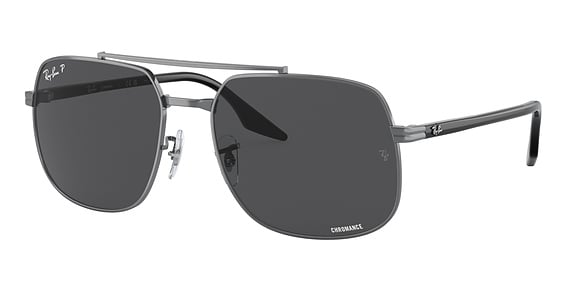 Ray-Ban RB3699 - Gunmetal, Metal, Aviator frame