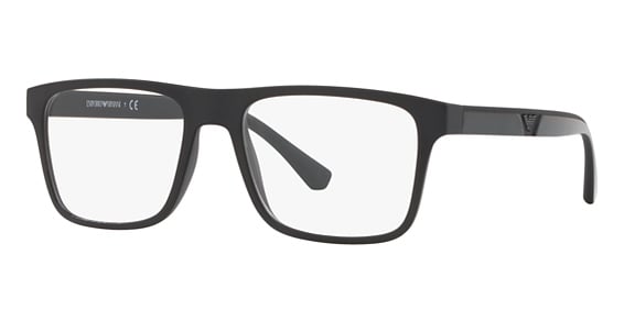 Emporio Armani EA4115 - Matte Black, Acetate, Rectangle frame