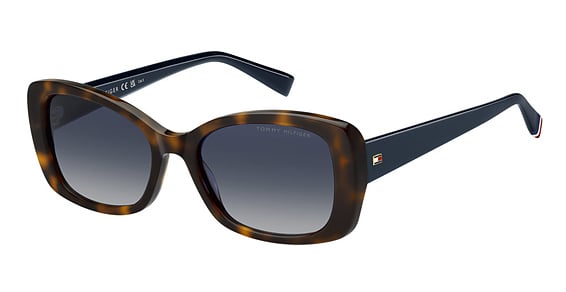 Tommy Hilfiger TH 2225/S - Ipr08 Hav Blue H, Acetate, Rectangle frame