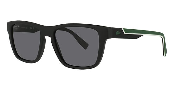 Lacoste L6058S N - Matte Black, Plastic, Rectangle frame