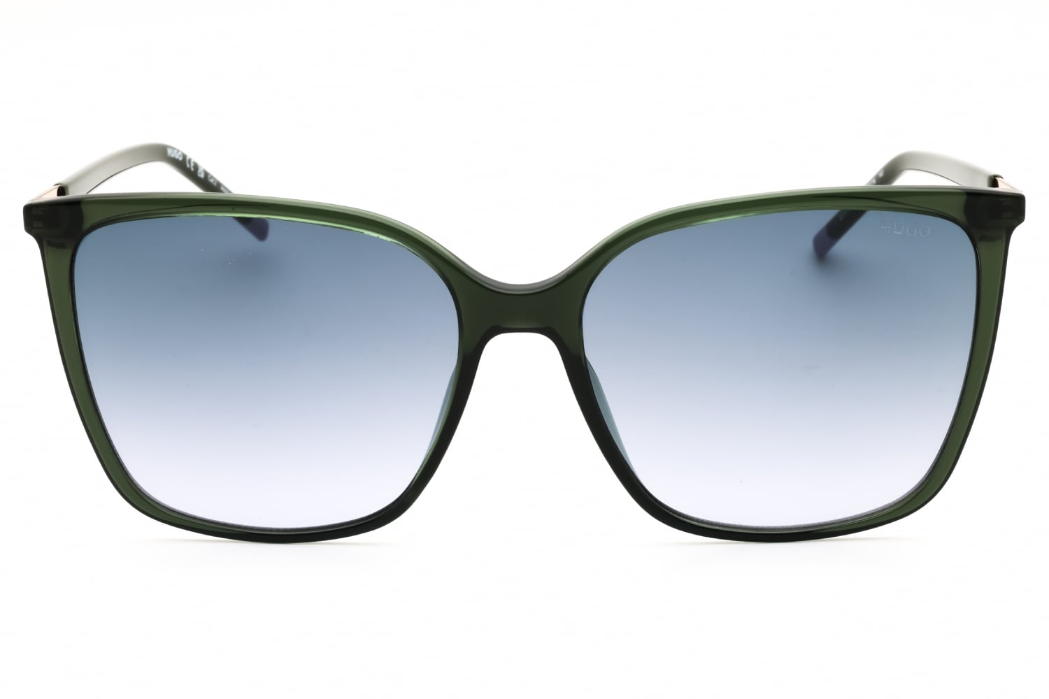HUGO HG 1275/S - Green, Acetate, Rectangle frame