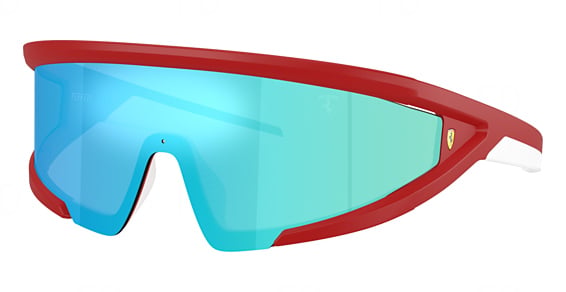 FERRARI FZ6038U - RED Matte, Acetate, Mixed Shapes frame