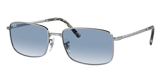 Ray-Ban RB3717 - Silver, Metal, Oval frame