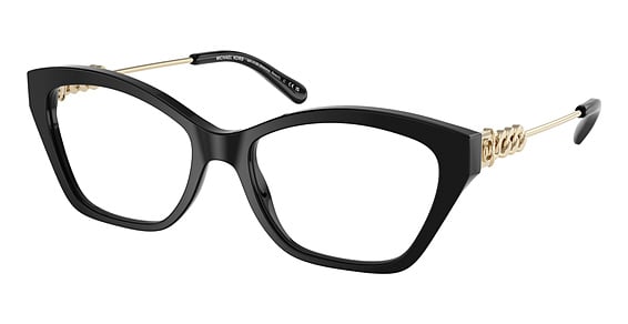 Michael Kors MK4136 MAKENA BEACH - Black, Plastic, Cat Eye frame