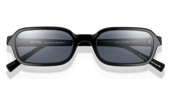 KITS Lennox Sun - Black, Acetate, Oval frame