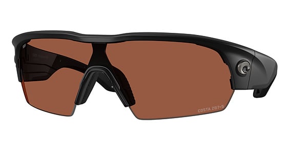 Costa Del Mar 6S9137 PILOTHOUSE PRO - Matte Black, Acetate, Wrap-Around frame