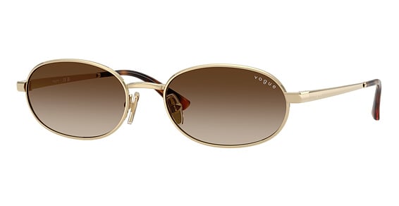Vogue VO4353S - Pale Gold, Metal, Oval frame