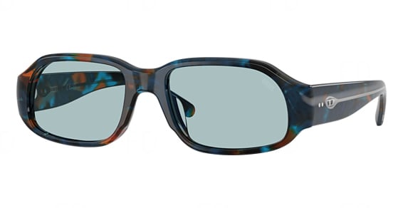 Diesel DL2009U - Blue Havana, Plastic, Oval frame