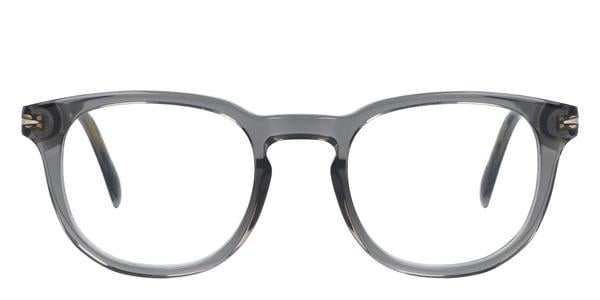 David Beckham DB 1072 - Grey, Plastic, Rectangle frame