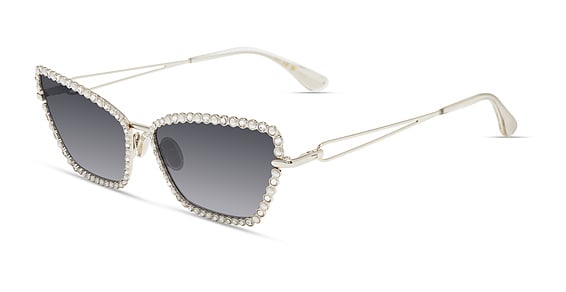 Stuart Weitzman WZN 8018/G/S - 3yg9o Lgh Gold L, Metal, Cat Eye frame