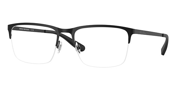 Brooks Brothers BB1126 - Black, Metal, Rectangle frame