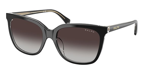 Ralph Lauren RA5343U - Shiny Black On Transpare, Plastic, D Frame frame