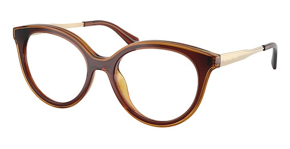 Michael Kors MK4184U SITGES - Dark Brown, Acetate, Mixed Shapes frame