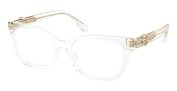 Tory Burch TY2159U - Transparent Clear, Plastic, Oval frame