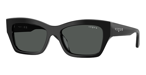 Vogue VO5658SU - Black, Plastic, Cat Eye frame