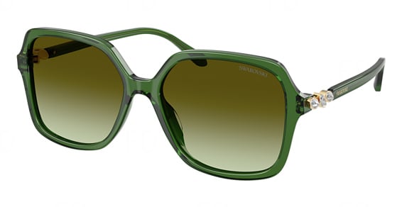 Swarovski SK6067 - Transparent Green, Plastic, Mixed Shapes frame