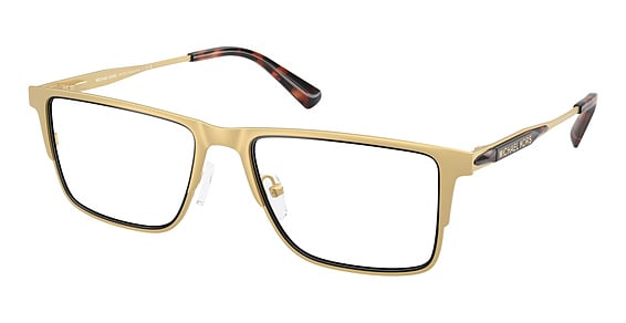 Michael Kors MK3097 HIDDEN HILLS - Matte Yellow Gold, Metal, Rectangle frame