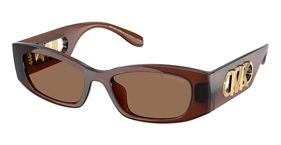 Michael Kors MK2243U RHODES - Brown Transparent, Acetate, Cat Eye frame