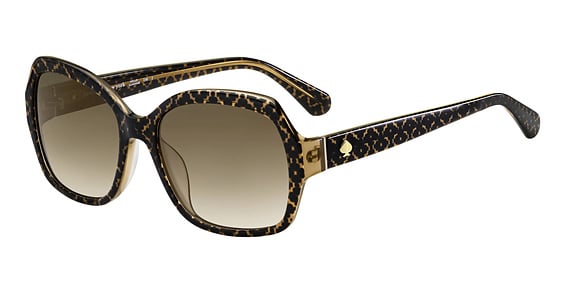Kate Spade Amberlynn/S - Y1jha Pttrn Brw, Acetate, Rectangle frame