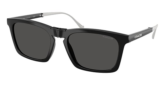COACH HC8455 CDP54 - Black, Acetate, Rectangle frame