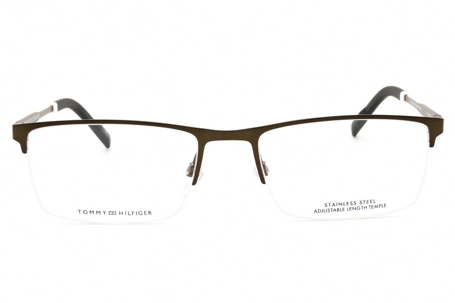 Tommy Hilfiger TH 1830 - Olive, Metal, Rectangle frame