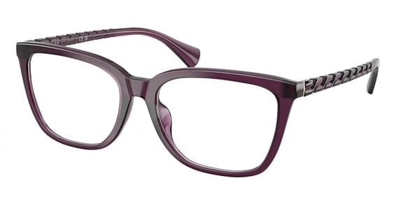 Ralph RA7178U - Transparent Violet, Acetate, Rectangle frame