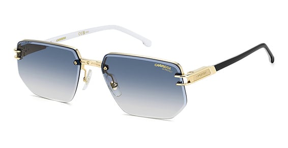 Carrera 1070/S - 80s08 Black Whte, Metal, Rectangle frame