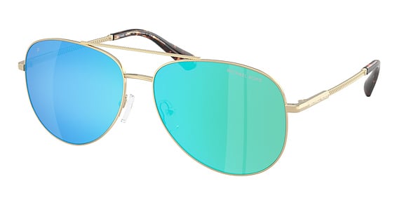 Michael Kors MK1172 PERLEDO - Light Gold, Metal, Aviator frame