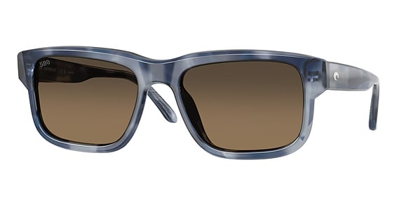 Costa Del Mar 6S2020 SHIPWRECKS - Somos Blue Tortoise, Plastic, Rectangle frame