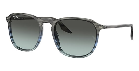 Ray-Ban RB2203 - Striped Gray Gradient BL, Plastic, Oval frame